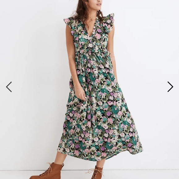 Banjanan Dresses & Skirts - New Banjanan Honey in Fiesta Floral Ruffle dress.S